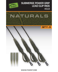 Fox Edges Naturals Submerge Power Grip Lead Clip Leaders