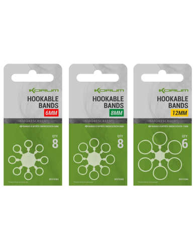Korum Smokescreen Hookable Bands