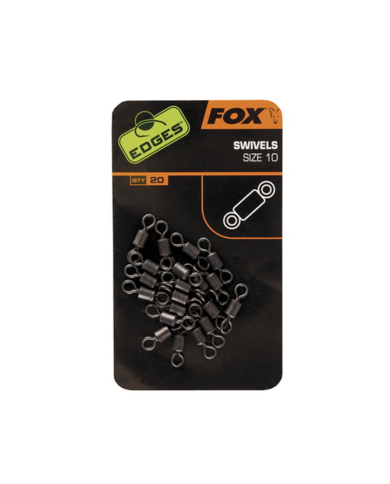Fox Edges Swivels - Size 10