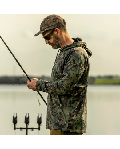 Trakker Camo UV Hooded Shirt