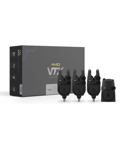 Avid Carp VTX Bite Alarm Sets (3 Rod)