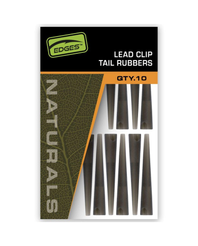 Fox Edges Naturals Lead Clip Tail Rubbers
