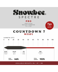 Snowbee Spectre Pro Sinking Countdown 7 Fly Lines