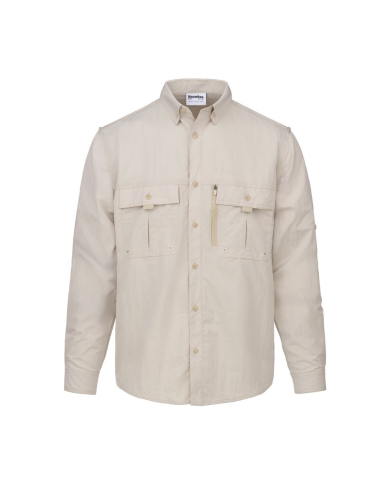 Snowbee Prestige Technical Fishing Shirt - Taupe