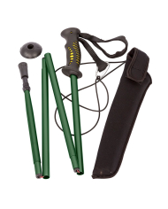 Snowbee Prestige Folding Wading Staff - Green / Black - One Size