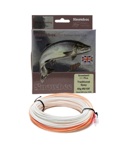 Snowbee XS-Plus Traditional Spey Floating Lines - Ivory/Peach