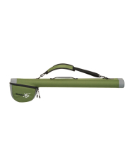 Snowbee Double Travel Fly Rod/Reel case - Sage Green/Grey