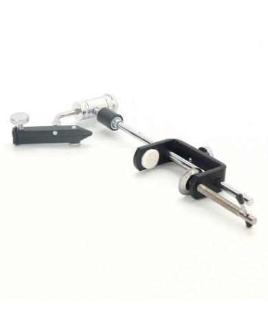 Snowbee Fly-Mate Fly-tying Clamp Vice - Ball - Silver/ Black