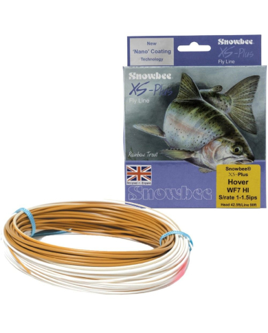 Snowbee XS-Plus Hover Slow Intermediate Fly Lines - Mustard / Ivory