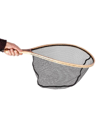 Snowbee Luxury Hand-Crafted Wooden Hand Trout Landing Net - Large