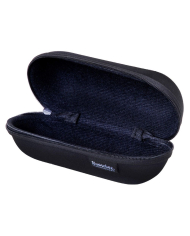 Snowbee Spectre Retro Full Frame Polarising Sunglasses - Black/Grey/Blue Mirror