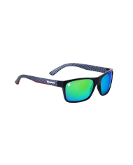 Snowbee Spectre Retro Full Frame Polarising Sunglasses - Black/Grey/Yellow/Green Mirror