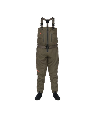 Snowbee STX2 Zip Front Breathable Stockingfoot Waders