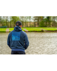 Preston Innovations Navy Tide Zip Hoodie