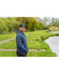 Preston Innovations Navy Tide Zip Hoodie