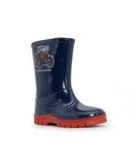 Swampmaster Junior Tractor Wellington Boot Navy/Red