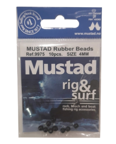 Mustad Rig & Surf Rubber Beads 4mm