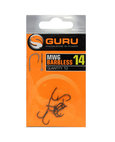Guru MWG Barbless Hooks