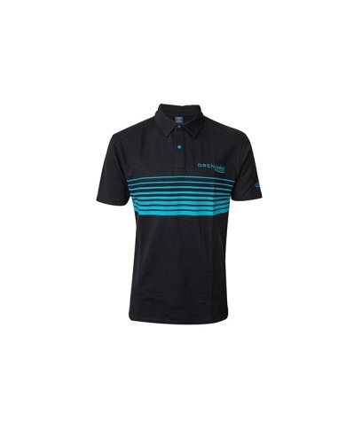 Drennan Black Aqua Polo Shirt