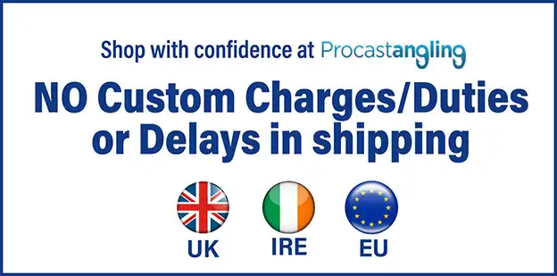 Image highlighting no custom charges, duties, delays, or shipping fees for a seamless purchasing experience